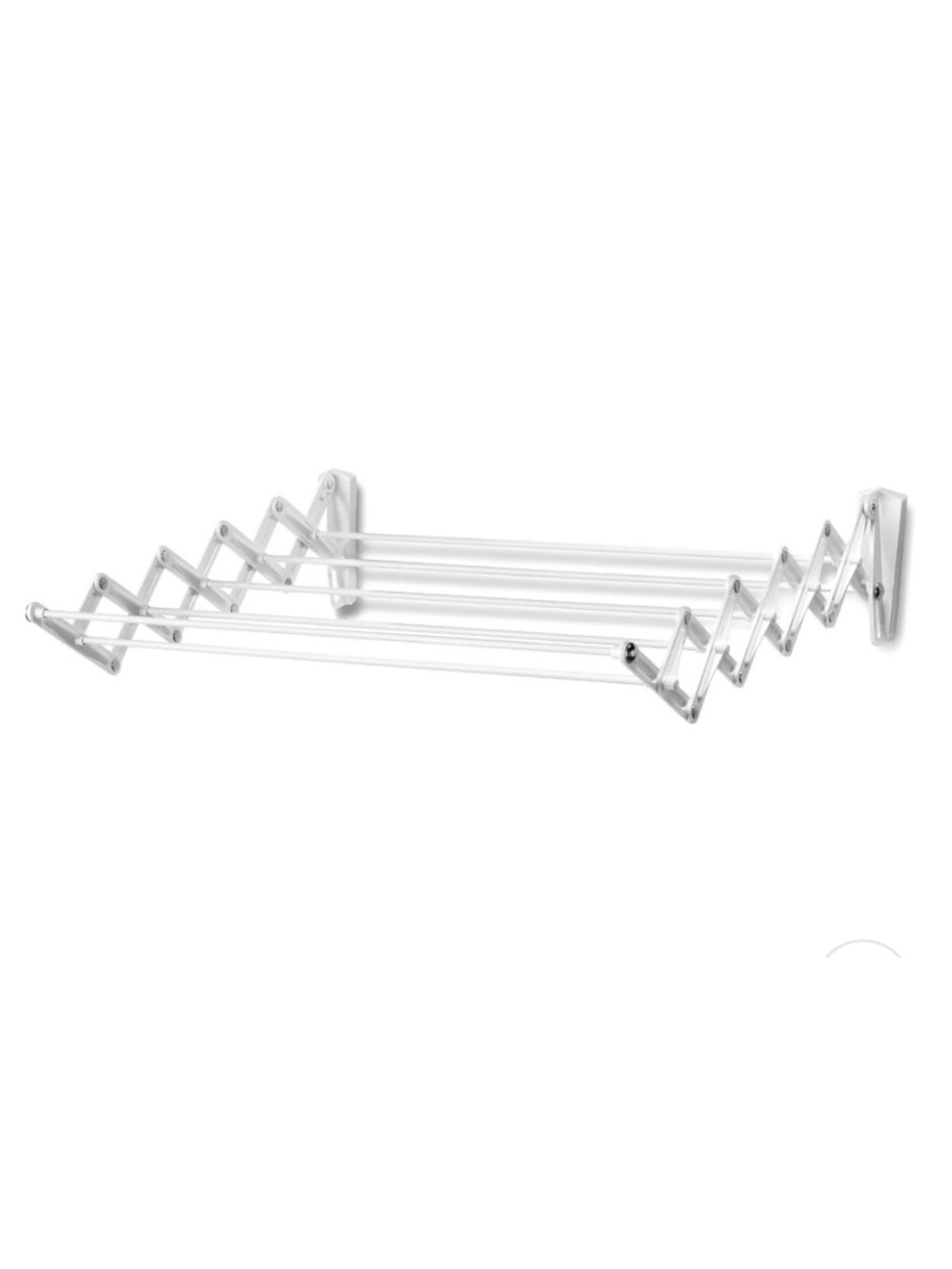 NEW Polder Wall Mount White Accordion Drying Rack